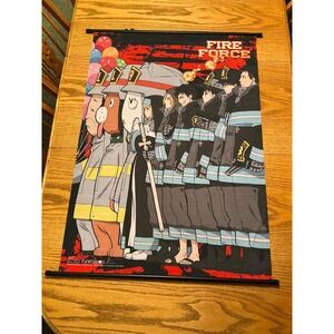 Fire Force Anime Wall Scroll Poster Tapestry Decor